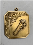 Group of 4 Gold Filled Golf Medals