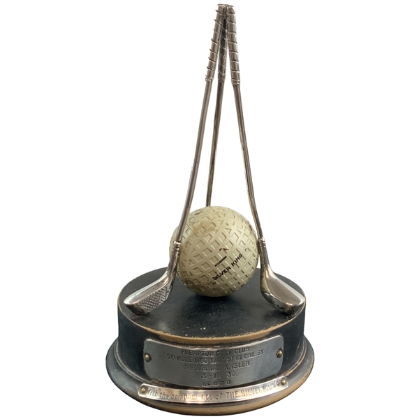 1930 Silvertown Co. Sterling Silver Hole in One Trophy