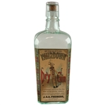 Early 1900’s Dry Gin Bottle with a Marvelous Golf Graphic Label