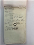 2006 The Memorial Tournament Caddie Used Uniform, Yardage Book & ID for Edoardo Molinari