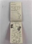 2006 Bank of America Colonial Tournament-Used Caddy Bib, ID & Yardage Book for Edoardo Molinari