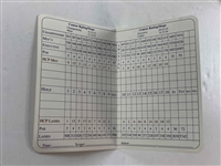 2006 Bank of America Colonial Tournament-Used Caddy Bib, ID & Yardage Book for Edoardo Molinari