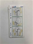 Edoardo Molinari Signed 2006 US Open at Winged Foot Used Yardage Book w/ Pin Placement Sheets JSA ALOA