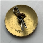 Hardelot Country Club Sterling Silver and Gilt Blazer Buttons & Enamel Badge by Vaughton & Sons