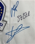 2012 Ryder Cup Medinah Multi-Signed Golf Flag JSA ALOA