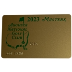 Champion Jon Rahms 2023 Masters Tournament Augusta National Player Gold Credit Card