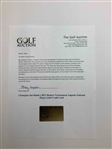 Champion Jon Rahm's 2023 Masters Tournament Augusta National Player Gold Credit Card