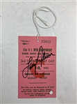 Nelson, Pate & Strange Signed 1976, 83 & 88 US Open Tickets JSA ALOA