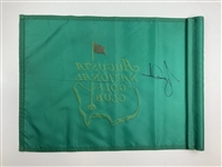 Tiger Woods Signed Augusta National Golf Club Flown Used Green Flag JSA FULL #YY48959