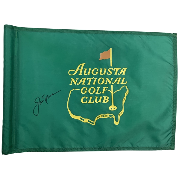 Jack Nicklaus Signed Augusta National Golf Club Flown Used Green Flag JSA ALOA