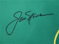 Jack Nicklaus Signed Augusta National Golf Club Flown Used Green Flag JSA ALOA