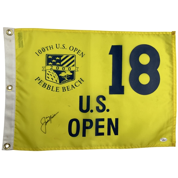 Jack Nicklaus Signed 2000 US Open Pebble Beach Flag JSA #Y88450