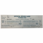 Phil Mickelson Signed 1995 Phoenix Open Official Scorecard 