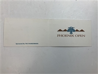 Phil Mickelson Signed 1995 Phoenix Open Official Scorecard 