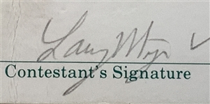 Mize, Baker Finch, Floyd & Seven Others Signed World Series & Energizer Senior Official Scorecards