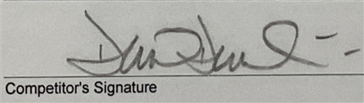 Leonard, Duval, Fiori & Five Others Signed 1995-1999 Phoenix Open Official Scorecards