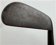 An Assortment of Antique Hickory and Transitional Steel Shafted Golf Irons Including J.H. Taylor and Spalding