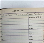 Walter Hagen's Personal Accounting Ledgers and Desk Accessories w/ Addresses in his Handwriting from Estate