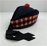 Walter Hagen's Scottish Diced Glengarry Cap from His Estate