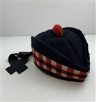 Walter Hagen's Scottish Diced Glengarry Cap from His Estate