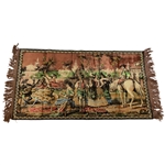 Walter Hagens Spanish Scene Tapestry Wall Hanging Rug from Estate