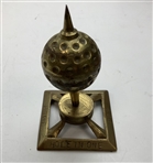 Walter Hagen's Golf Ball Paperweight, Golf Pencils & Tees from Estate