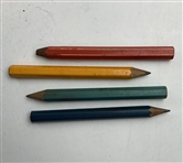 Walter Hagen's Golf Ball Paperweight, Golf Pencils & Tees from Estate