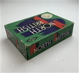 Two Vintage Empty Golf Ball Boxes, Wilson Flag-Hi and North British Twin-Dot