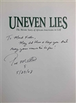 McDaniel, Pete. Uneven Lies: The Heroic Story of African-Americans in Golf. The American Golfer, 2000. (Inscribed) (DJ)