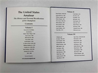 Sheehan, Peter. The United States Amateur: The History and Personal Recollections of Its Champions. Future Classics of Golf, 2005. Three-Volume Deluxe Set in Custom Slipcase.