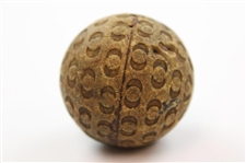 Vintage St. Mungo Arch Colonel Golf Ball w/Impressed Crescent Moons