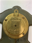 Vintage Lux Clock Manufacturing Co. Golf Theme Lithographed Metal Pendulet Wall Clock