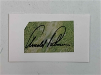 Hawkins & Goalby Signed Photo w/ Palmer Signed Cut JSA ALOA
