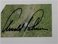Hawkins & Goalby Signed Photo w/ Palmer Signed Cut JSA ALOA