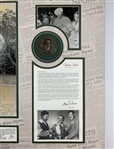 Byron Nelson Signed 11-In-A-Row 50th Anniversary Large Golf Collage JSA ALOA