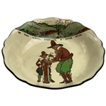 Royal Doulton Chas. Crombie Golf Series Ware Ceramic Bowl Pattern
