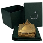 Masters Tournament Augusta National Clubhouse Gold-Toned Ornament with Original Packaging
