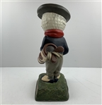 1940’s Dunlop Golf Man Paper Mache Advertising Figure