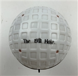 Vintage Czechoslovakian Golf Ball Theme Smoking Set The 19th Hole
