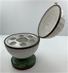 Vintage Czechoslovakian Golf Ball Theme Smoking Set The 19th Hole
