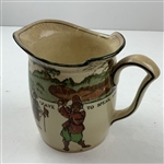 Royal Doulton Golfers Series Ware Earthenware Pitcher Pattern