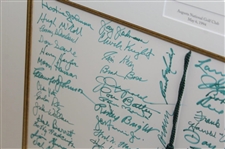 Multi-Signed Augusta National GC 1994 100th Birthday Celebration Dinner Menu for Ike Grainger & Joe Bryan