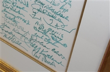 Multi-Signed Augusta National GC 1994 100th Birthday Celebration Dinner Menu for Ike Grainger & Joe Bryan