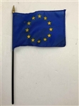 US & Europe 26x Signed 2008 Ryder Cup at Valhalla Flag w/ Flags JSA ALOA
