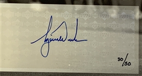 2005 Upper Deck SP Signature Golf Signature Shots Tiger Woods Signed Card 30/50 BW4