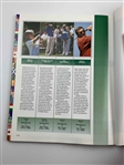 Tiger Woods Signed 1997 Masters Journal w/Pairing Sheet Set JSA ALOA