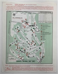 Tiger Woods Signed 1997 Masters Journal w/Pairing Sheet Set JSA ALOA