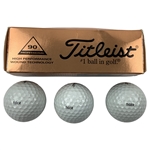 Tiger Woods Personal TIGER Titleist Professional 90 (3) Golf Balls with Original Sleeve