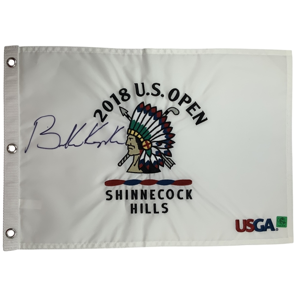 Brooks Koepka Signed 2018 US Open at Shinnecock Hills JSA ALOA