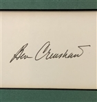Palmer, Sarazen, Nelson & Crenshaw Cut Signatures With The Masters Commemorative Print JSA ALOA